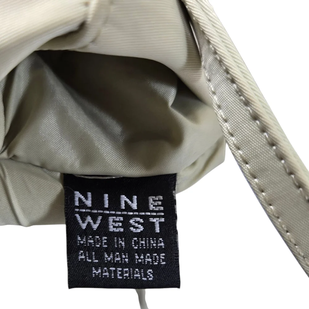 Beige Nin West Two Shoulder Strap Cocktail Purse - Picture 4 of 9